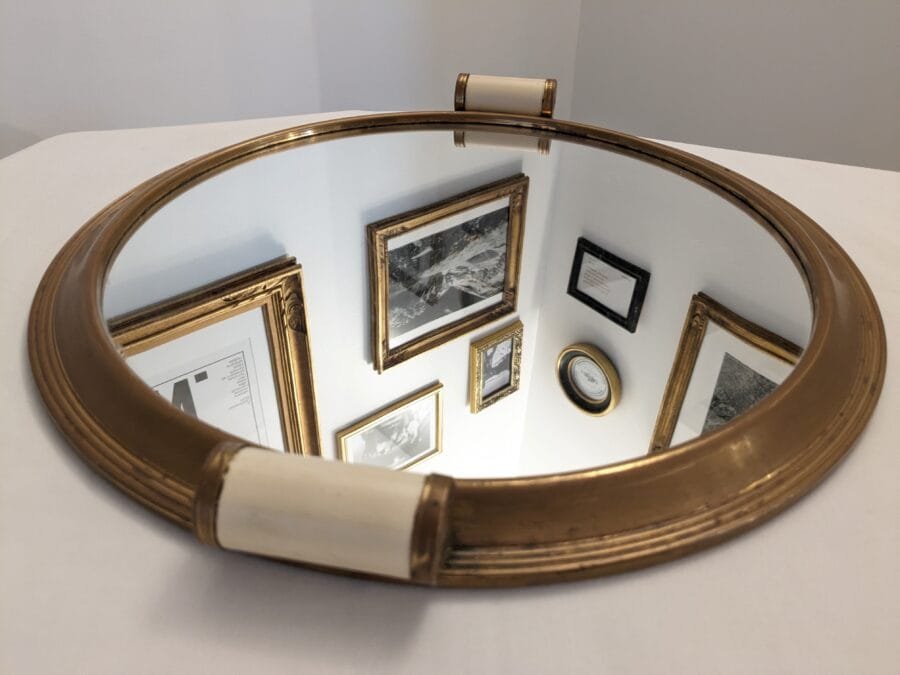 Plateau miroir Art déco – Image 3