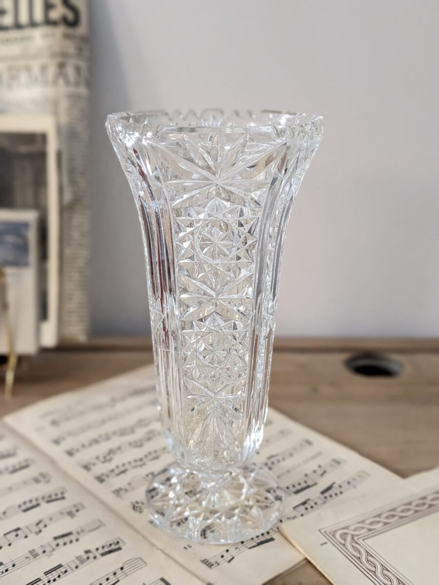 Vase en cristal ciselé – Image 2