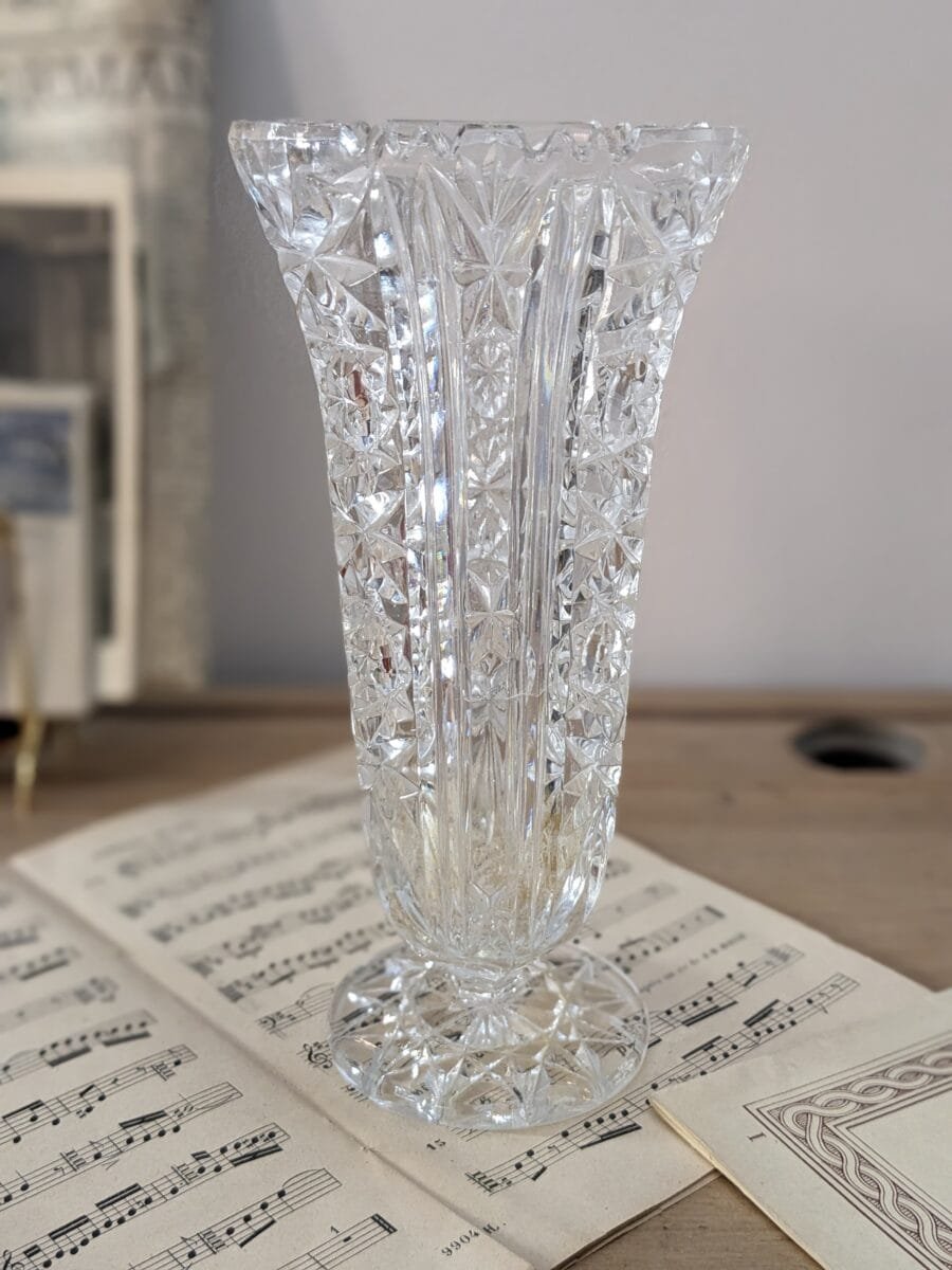 Vase en cristal ciselé – Image 3