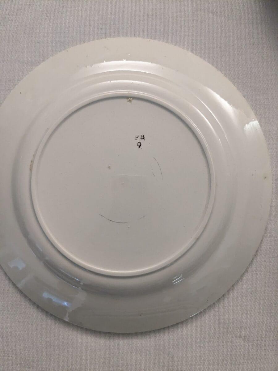 Assiette plate FB9 Badonviller – Image 6