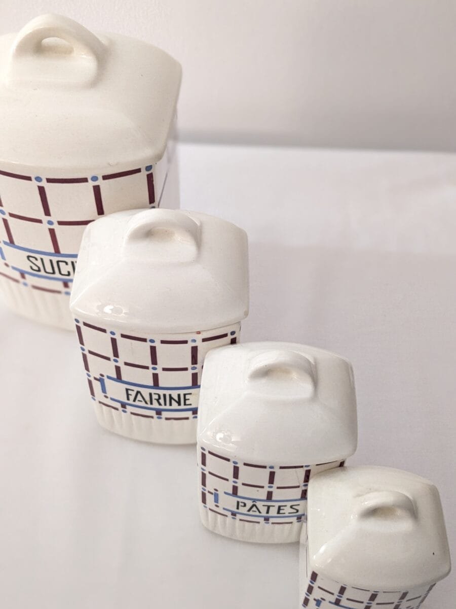 Set de 4 pots à épices en porcelaine – Image 3